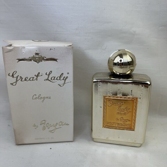 Vtg Evyan Great Lady Cologne Splash Gold-tone bottle 4 OZ  New In Box - Picture 1 of 3